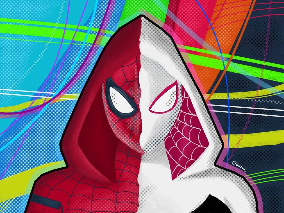Spiderman and Spidergirl fanart